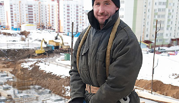 Bauarbeiter im Winter © Kadmy, Fotolia.com