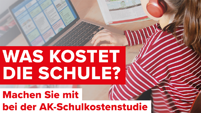 Lernendes Kind vorm Laptop © Anke Thomass, stock.adobe.com Schulkostenstudie © Anke Thomass, stock.adobe.com