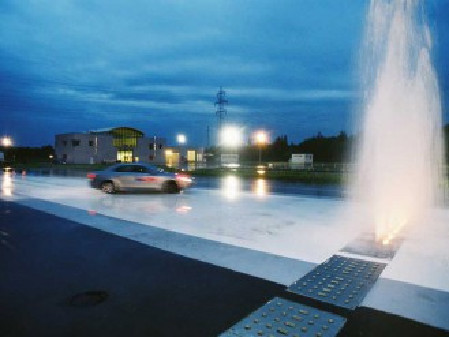 Auto beim Fahrsicherheitstraining