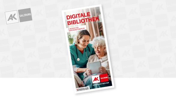 Ansicht des Folders Digitale Bibliothek für Gesundheitsberufe