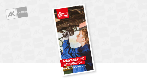 Ansicht Folder Mädchen und Berufswahl