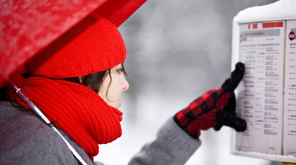 Dienstverhinderung bei Schneechaos