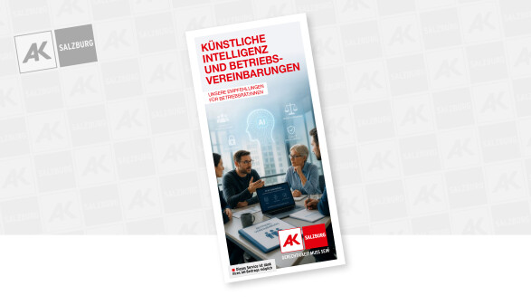 Ansicht des Folders K&uuml;nstliche Intelligenz und Betriebsvereinbarungen