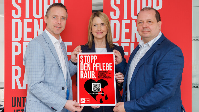 Stopp den Pflegeraub. Unterscheiben Sie jetzt!