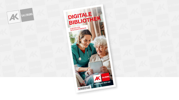 Ansicht des Folders Digitale Bibliothek für Gesundheitsberufe