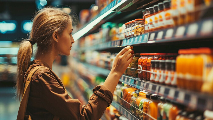 Einkaufen im Supermarkt
