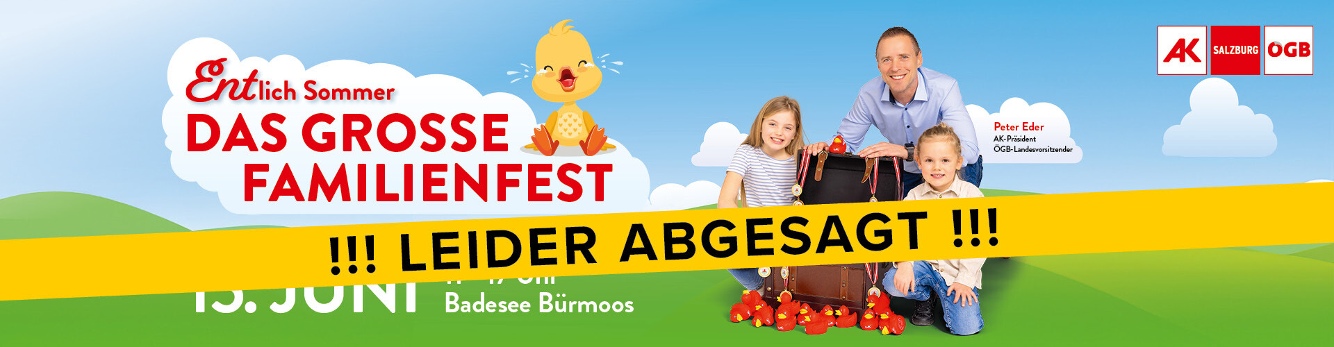 AK/ÖGB-Familienfest, 15.6., Badesee Bürmoos