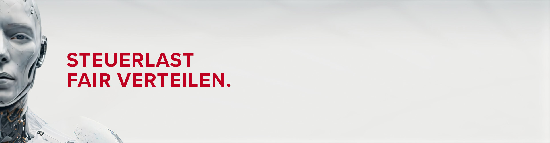 Kampagnenbild Steuerlast Fair verteilen.