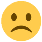 Trauriges Emoji