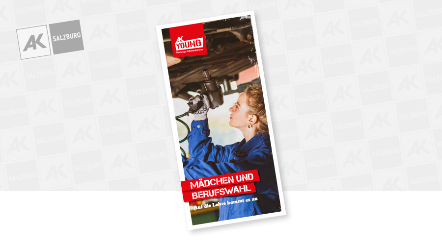 Ansicht Folder Mädchen und Berufswahl