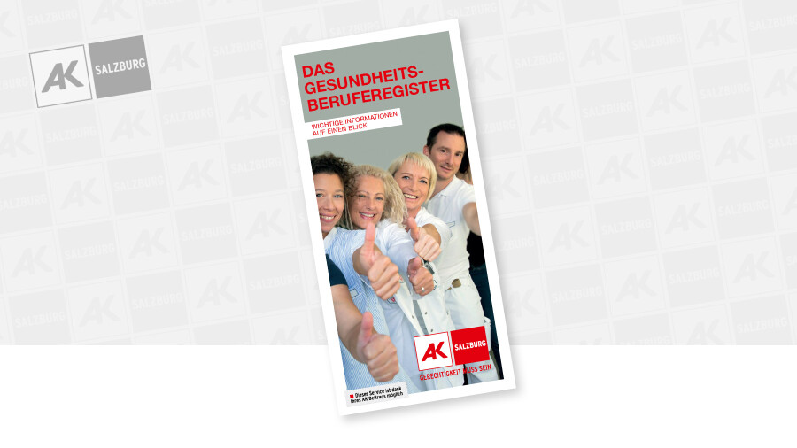 Ansicht Folder Gesundheitsberuferegister