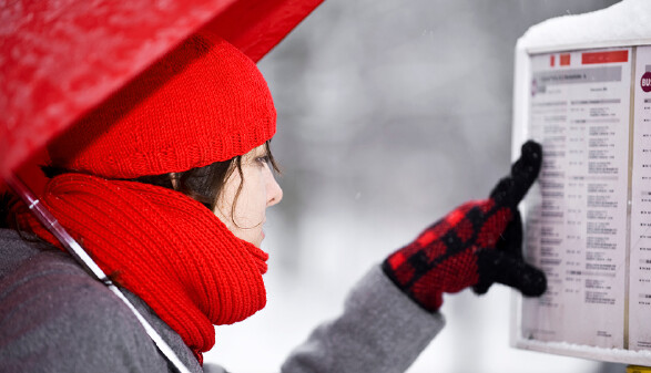 Dienstverhinderung bei Schneechaos